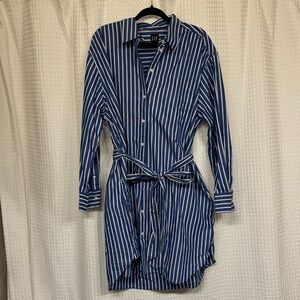 GAP Cotton Mini Shirt Dress, Size XL